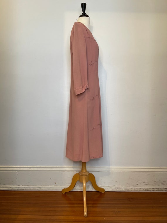 1940s R+H Grossmark London pink dress - image 2