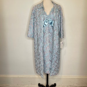 1950’s Honigsbaum&#39;s Silk and Lace 2pc Set
