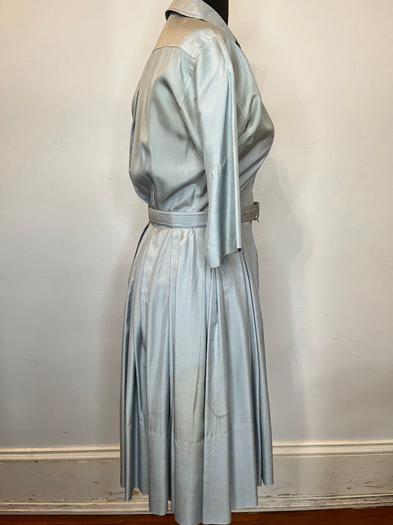 1950 Miss Serbin Blue Dress - image 2