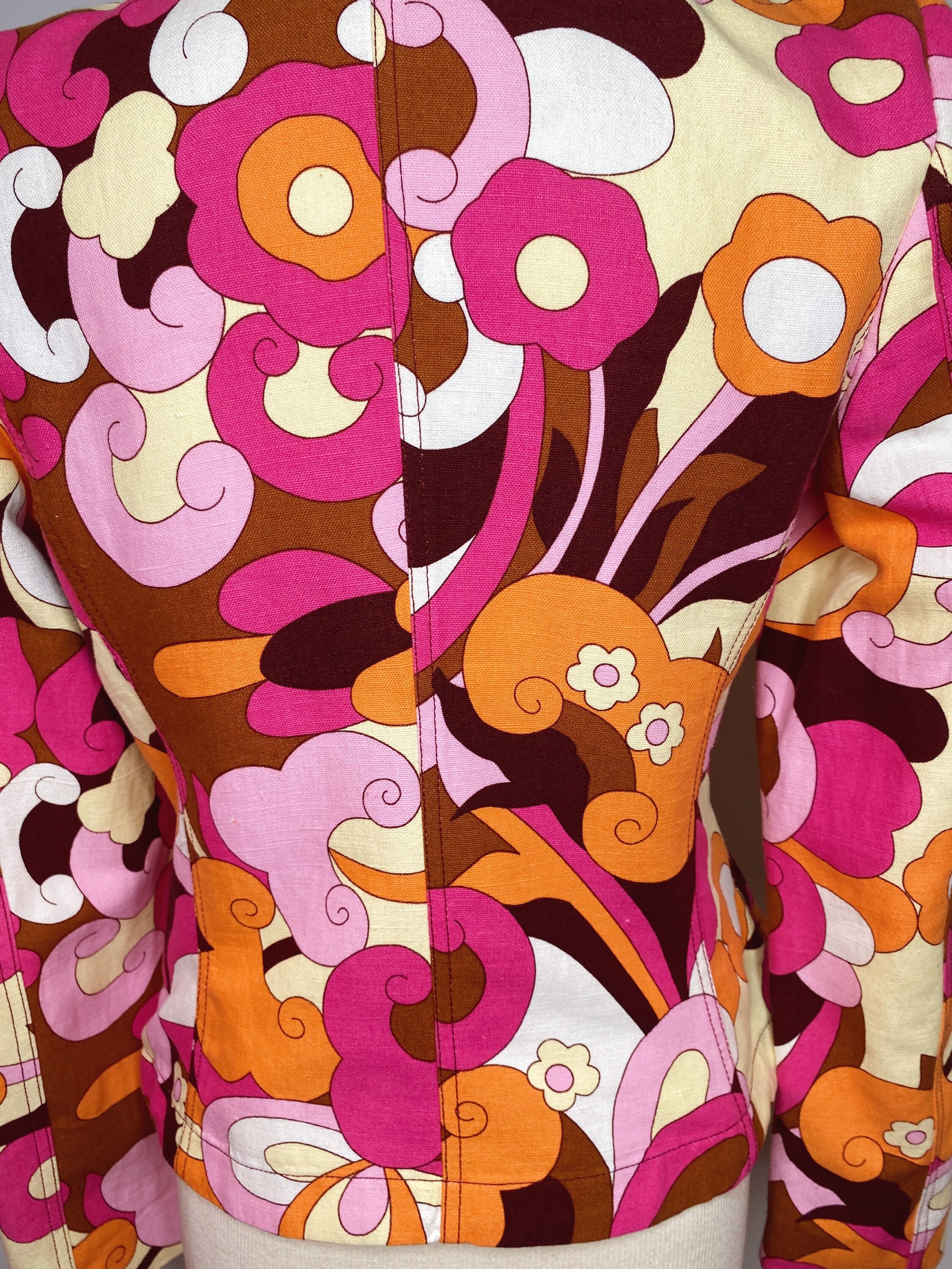 1990s Vintage D&G Dolce and Gabbana Pink , Yellow, Orange