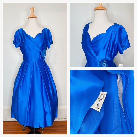 1950’s Elinor Gay Blue Dress - image 1