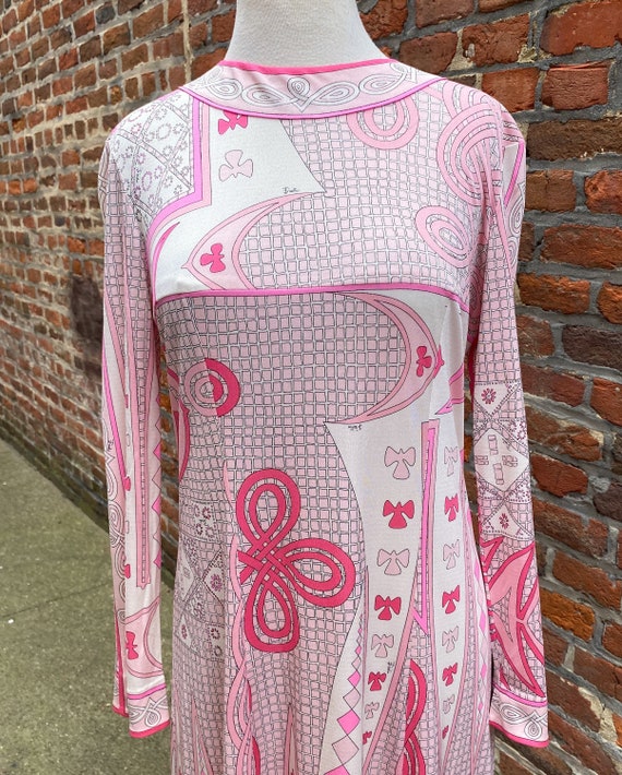 knee length dresses for ladies EMILIO PUCCI Long Sleeve Wrap Gown main image 0