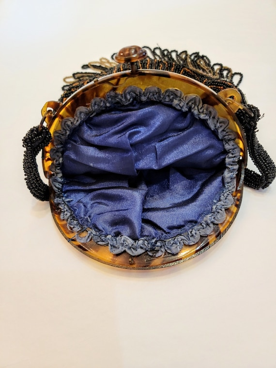 French Iris beaded purse - image 2