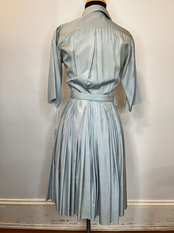 1950 Miss Serbin Blue Dress - image 3