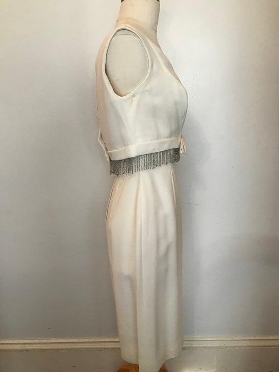 1950 Kim Kory white dress - image 4