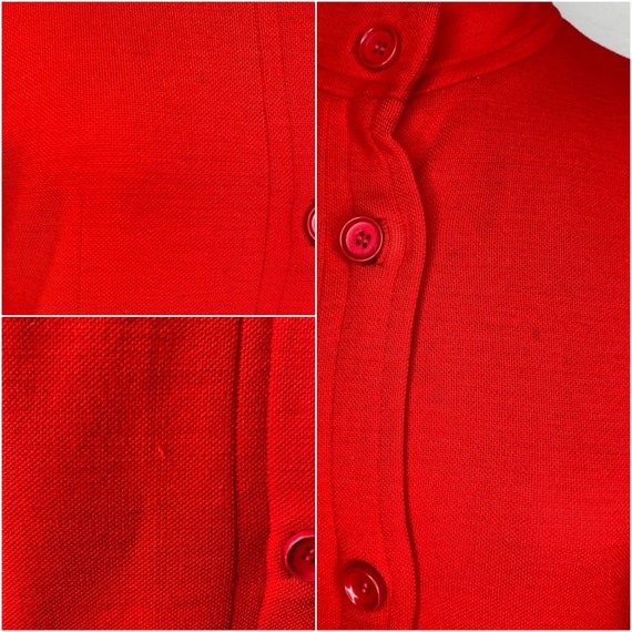 Vintage 70s-80s Red Givenchy Nouvelle Boutique Co… - image 7