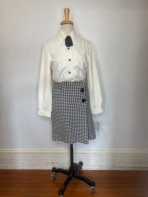 Vintage Lord and Taylor Houndstooth  Dress