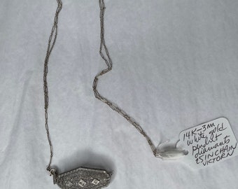 14K Victorian Pendant Chain