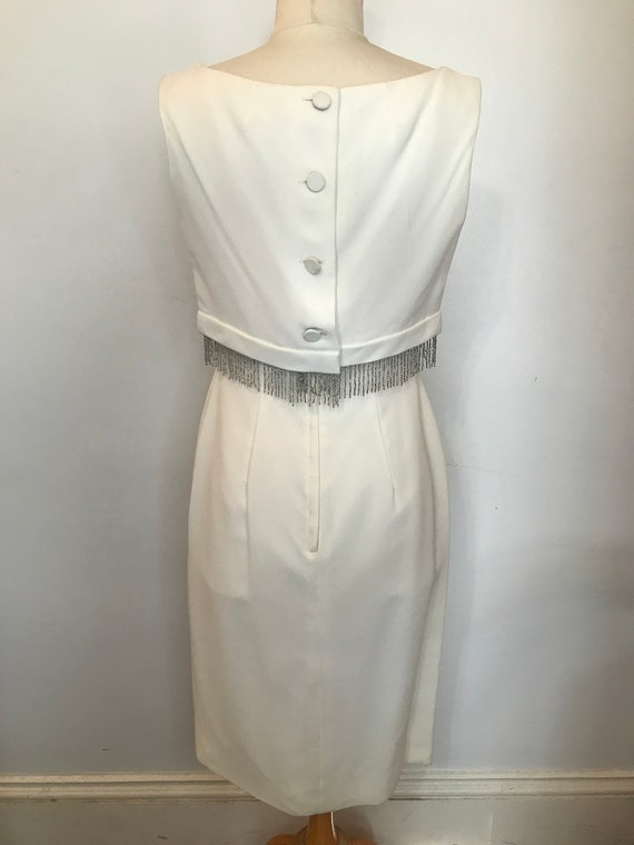 1950 Kim Kory white dress - image 3