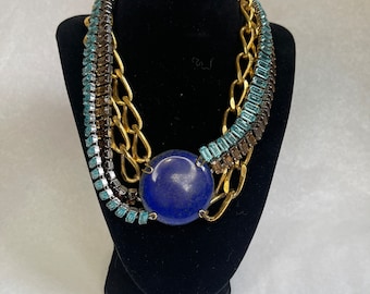 Iradj Moini lapis chain  necklace