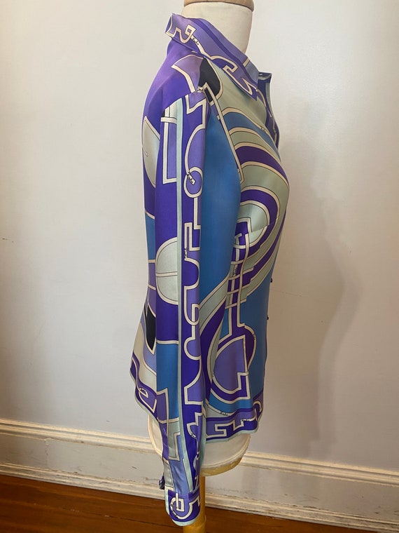 EMILIO PUCCI ストライプ バルーンシャツ EMILIO PUCCI ストライプ バルーンシャツ EMILIO PUCCI