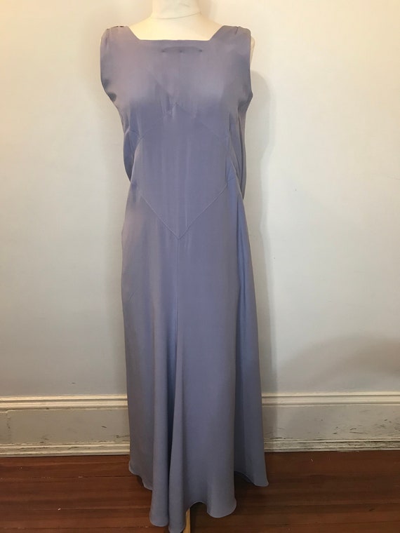 1940s Periwinkle gown