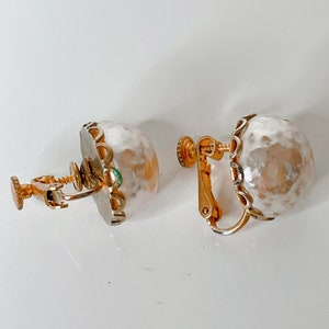 Vintage Miriam Haskell Faux Pearl Earrings