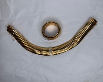 Gold Scale Jewelry Set