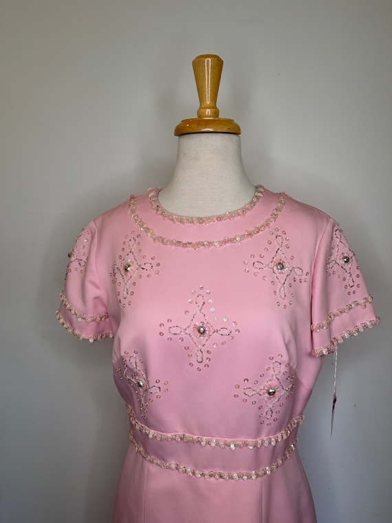 1950s Andora Pink Dress - image 5