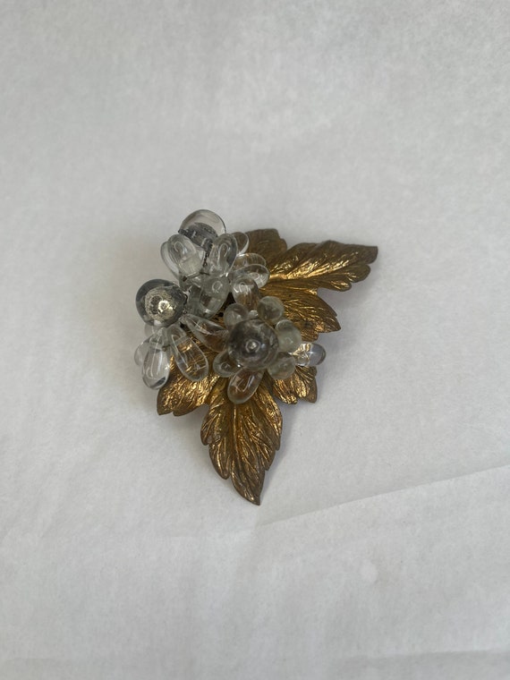 French Vintage Glass Brooch - image 6