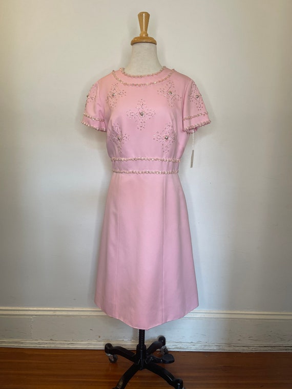 1950s Andora Pink Dress - image 6