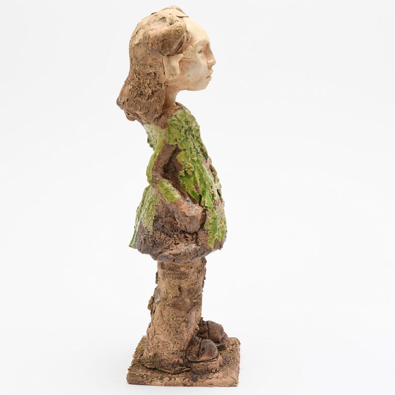 Rokita Field Devil Ceramic Figure, Ceramic Sculpture, Ceramic Art, Hand