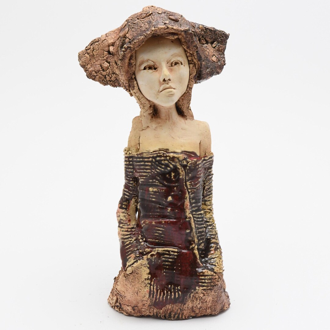 Ceramic Figure, Ceramic Sculpture, Ceramic Art, Hand Made Clay