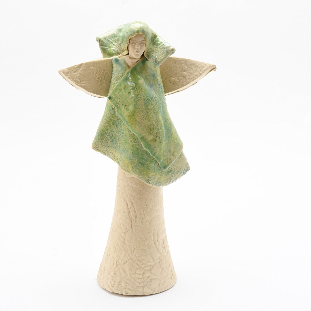 Ceramic Angel, Ceramic Angel, Ceramic Sculpture, Sculpture, Ceramic Art ...