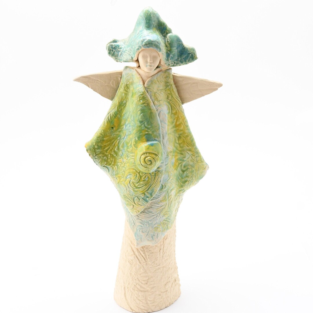 Ceramic Angel, Ceramic Angel, Ceramic Sculpture, Sculpture, Ceramic Art ...
