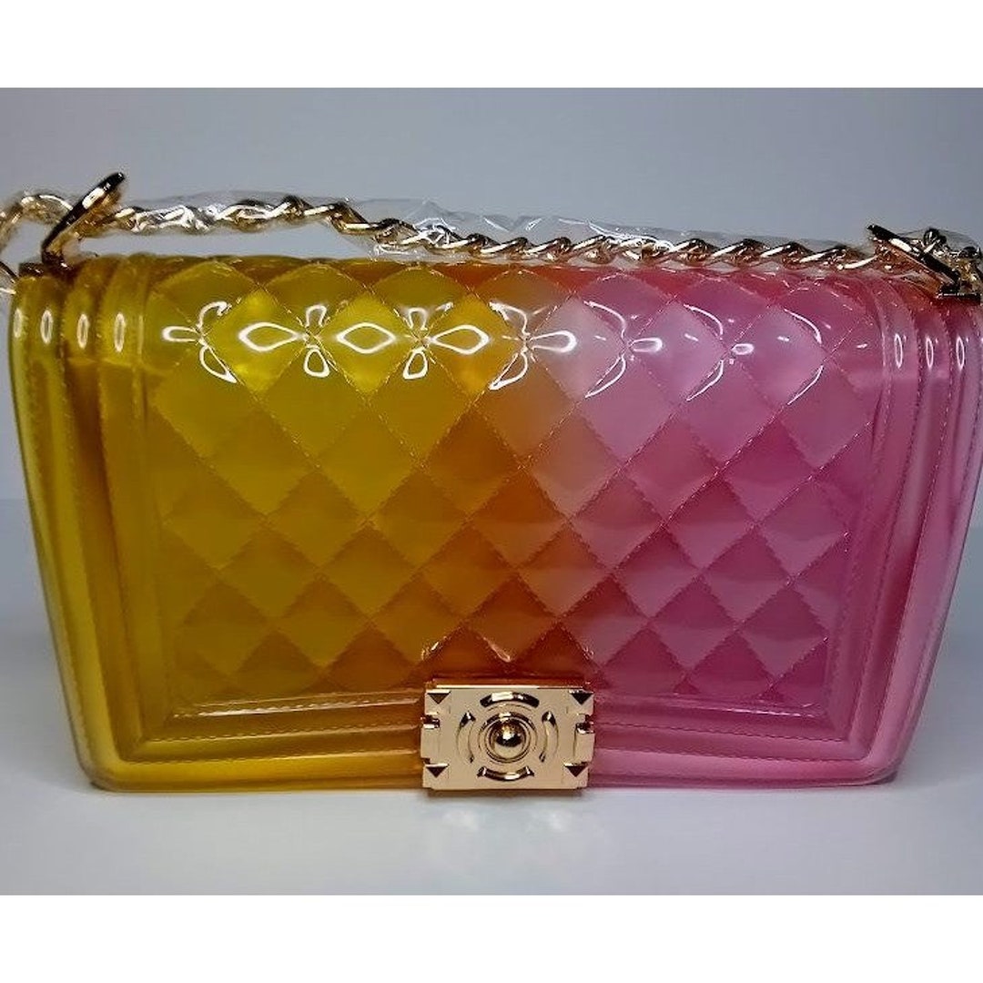 Colorful jelly purse best sale