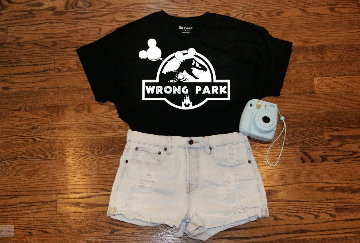 Jurassic Park Wrong Park/ Disney Park T 