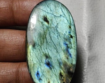 Wonderful Quality Labradorite *Oval Shape* Cabochon Loose Gemstone *Size- xMM* Beautiful *multi* Fire Labradorite For Jewelry.!!