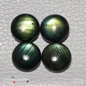 Amazing Quality Purple Labradorite Cabochons Labradorite Spectrolite Gemstone Natural Handmade Labradorite Loose Stone Size 12.50 MM