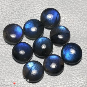 Amazing Quality Purple Labradorite Cabochons Labradorite Spectrolite Gemstone Natural Handmade Labradorite Loose Stone Size.12 MM