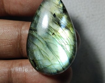 Wonderful Quality Labradorite *Oval Shape* Cabochon Loose Gemstone *Size- xMM* Beautiful *multi* Fire Labradorite For Jewelry.!!