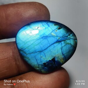 Rainbow Labradorite Cabochon: Beading, Macrame, Wire Wrapping (25*15*29*41 mm)