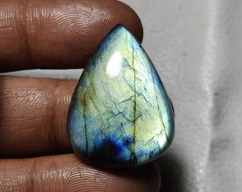 Wonderful Quality Labradorite *Oval Shape* Cabochon Loose Gemstone *Size- xMM* Beautiful *multi* Fire Labradorite For Jewelry.!!