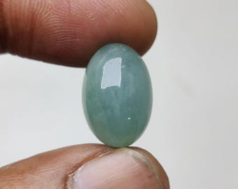 Natural Aquamarine cabochon Natural Green aquamarine gemstone  handmade aquamarine stone pendant jewlery
