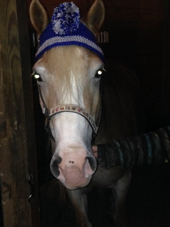 Handmade Crochet Horse Bobble Hat 