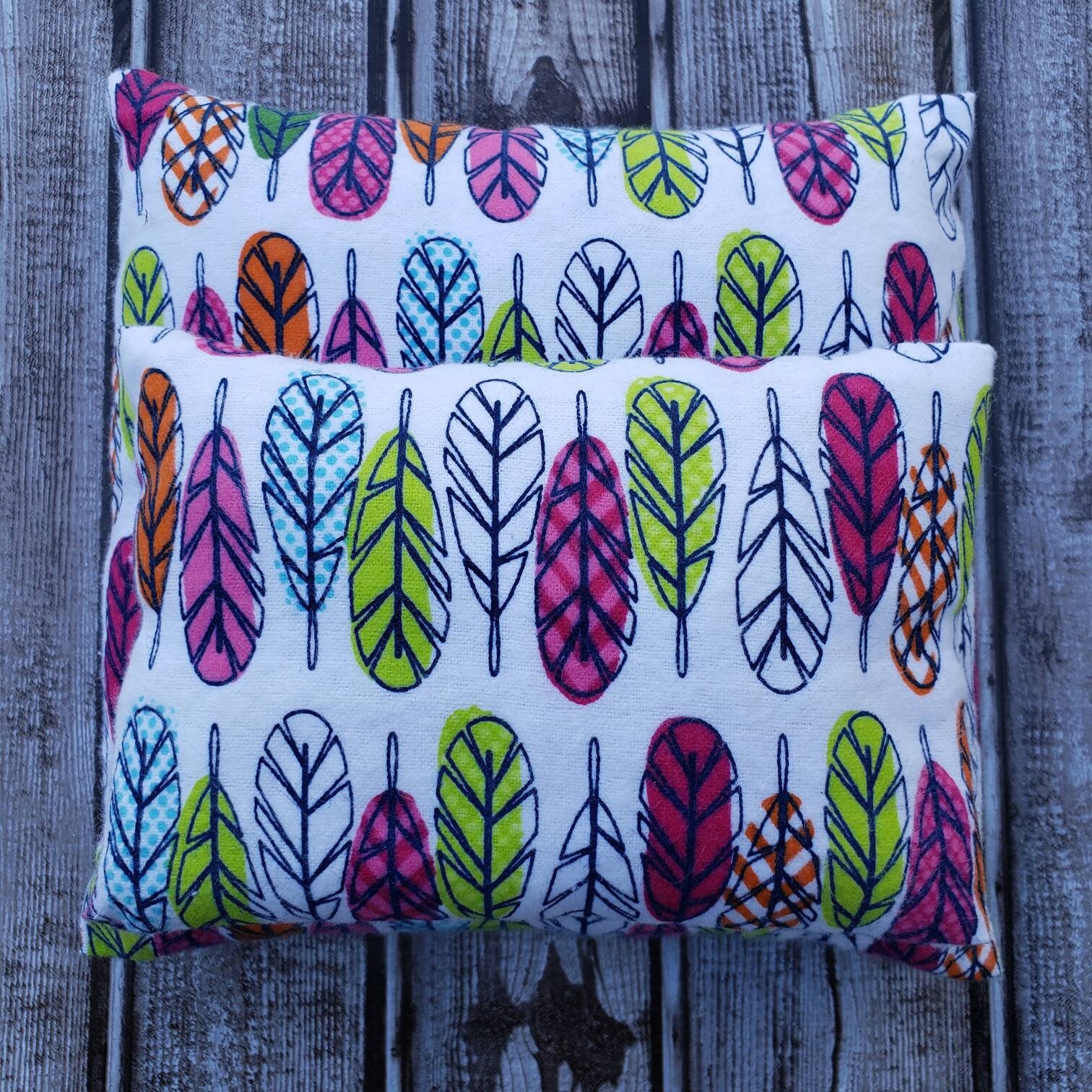 Corn Heating Bags Feathers Hot/Cold Packs Corn Bag Set Etsy