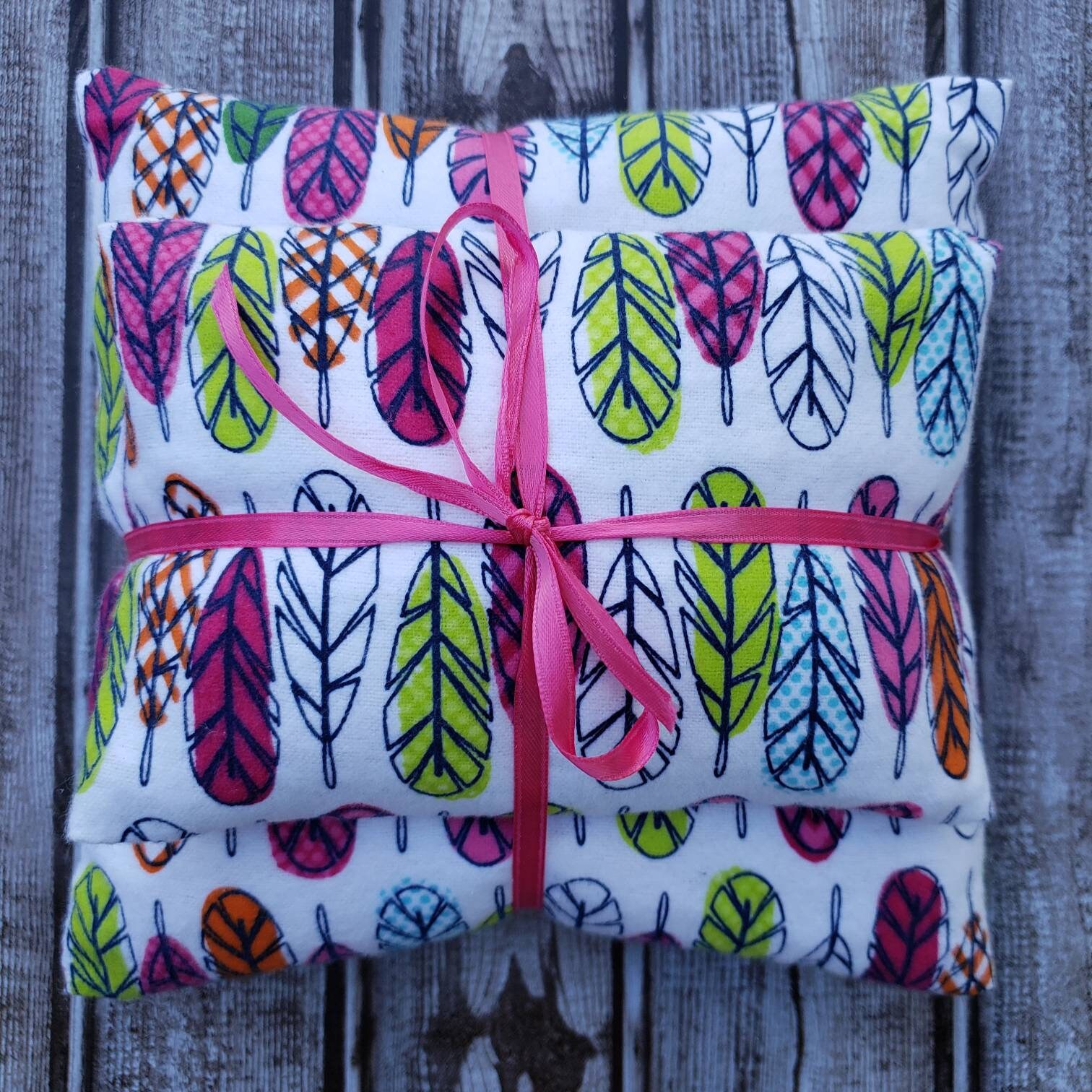 Corn Heating Bags Feathers Hot/Cold Packs Corn Bag Set Etsy