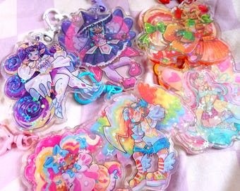 Magical Girl Ponies, MLP, Acrylic Keychains