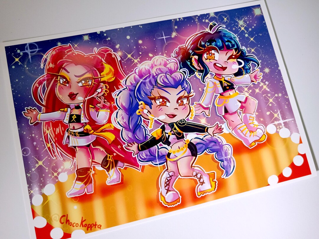 Huntrrex Huntrex Golendn Chibi Print - Etsy