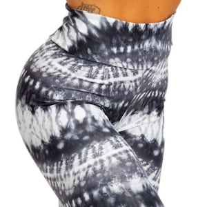 Women&#39;s Tie Dye Leggings Yoga Tights Workout Fitness Activewear Gym