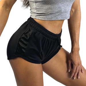 Women&#39;s Mesh Side Drawstring Shorts
