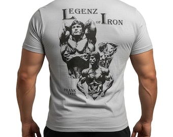 Frank Zane Old School Bodybuilding Graphic T-Shirt Gym Fitness Workout