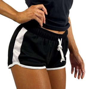 Women&#39;s Mesh Side Drawstring Shorts
