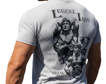 Frank Zane Old School Bodybuilding T-Shirt Gym Fitness Workout