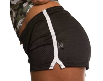 Women's Mesh Booty Shorts
