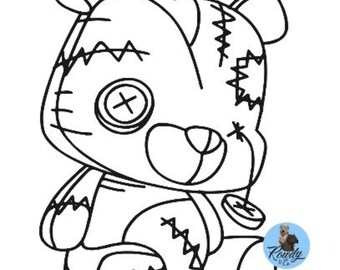 voodoo doll teddy bear