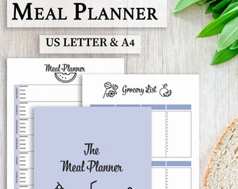 Printable Meal Planner and Grocery List