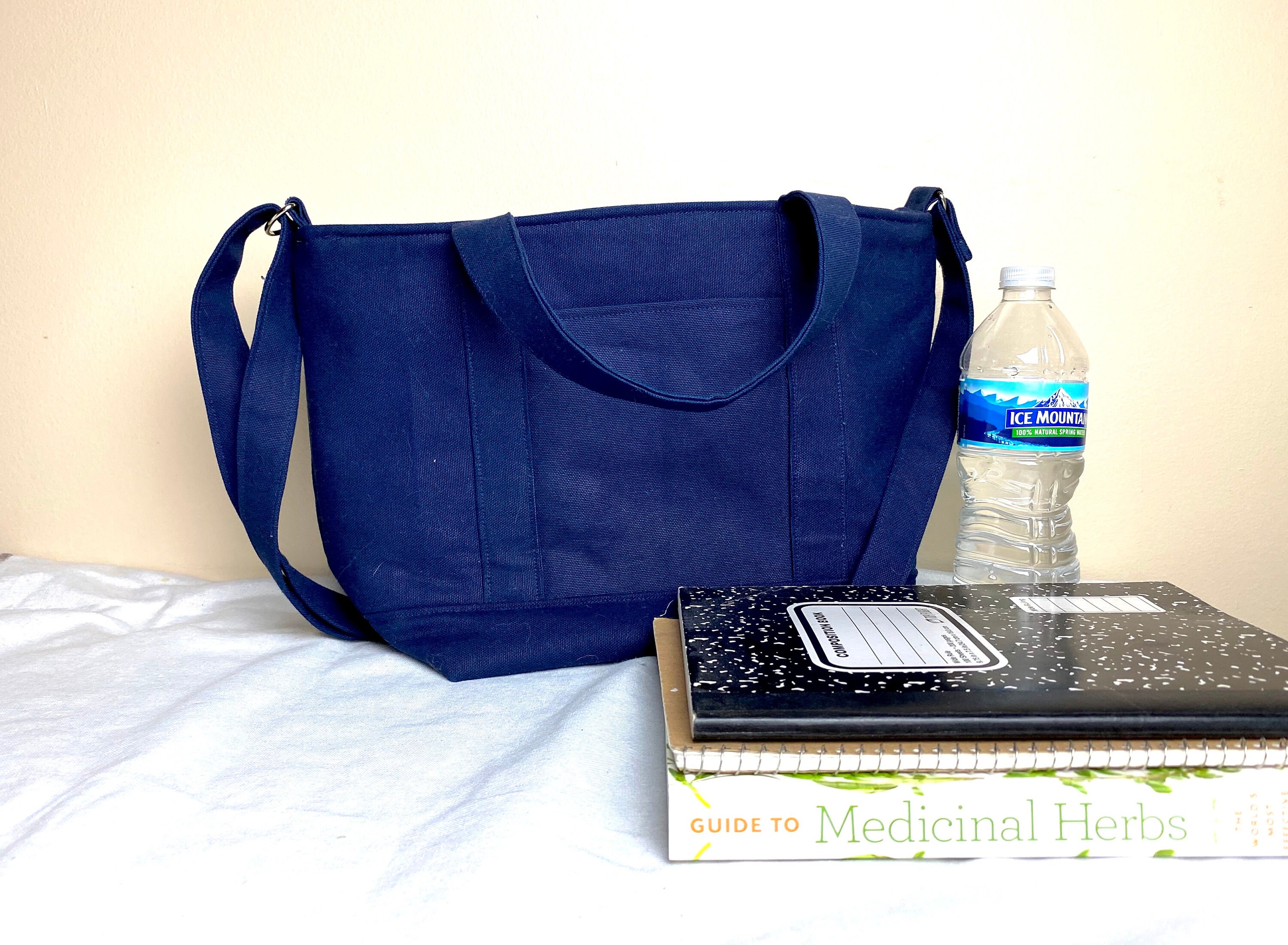 Canvas crossbody bag canvas tote shoulder bag crossbody Etsy