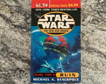 Star Wars: The New Jedi Order, Dark Tide II Ruin, Novel (USED/VINTAGE)