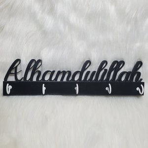 Alhamdulillah Key Holder - Customize Color and Hooks